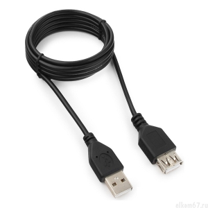 Кабель USB 2.0 (AM) -> USB 2.0 (AM), 1.8m